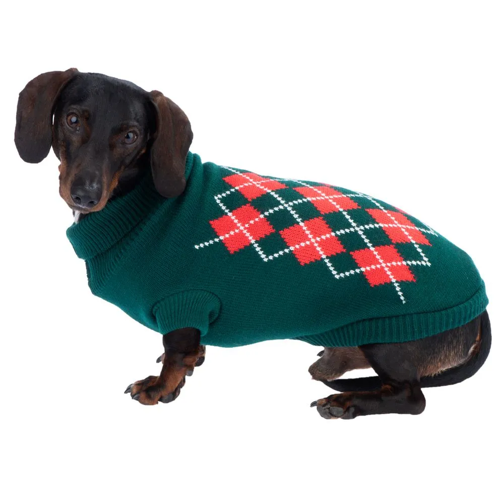 Jule sweater i grøn